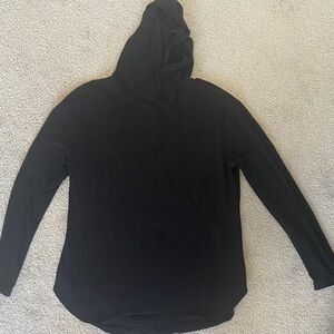 Daily Ritual Black Hooded Top